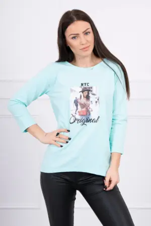 Blouse with print Original mint