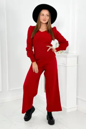 Sweater set red