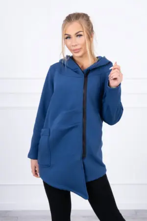 Padded sweatshirt with hood jeans