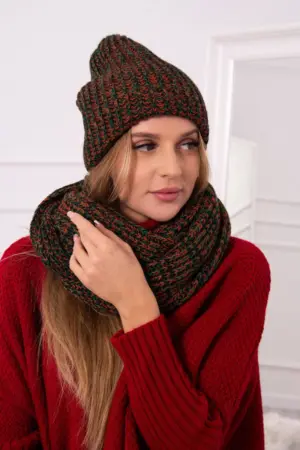 Women's set Bona K261 foxy+dark green