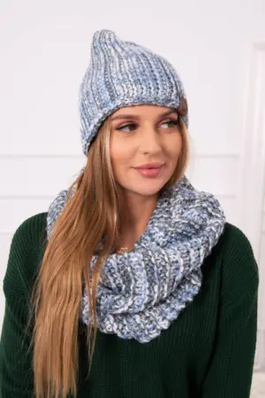 Women's set with fleece Wiwiana K273 dark grey