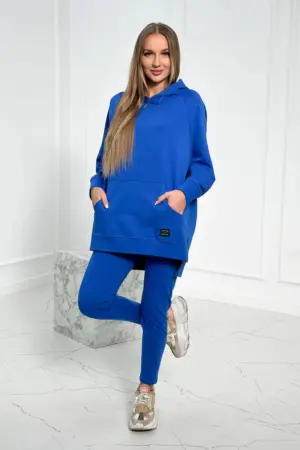Set with a hoodie cornflower