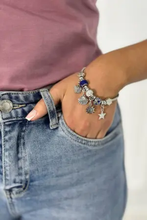 Bracelet SL433-63 cornflower blue
