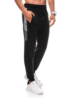 Men's sweatpants P1393 - black
