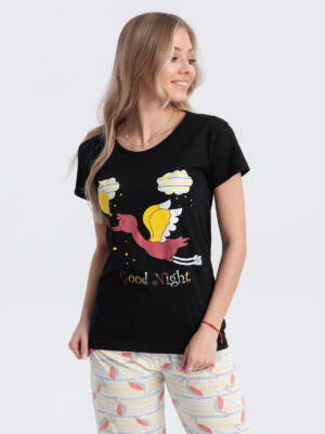 Women's pyjamas ULR261 - black