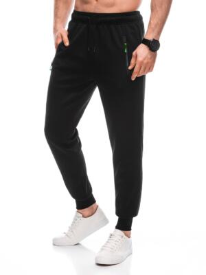 Men's sweatpants P1445 - black