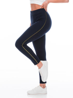 Women's leggings pants PLR246 - navy blue