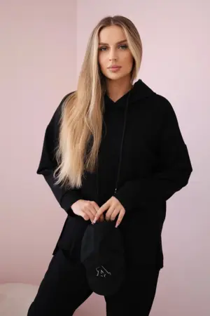 Set Punto Milano Winter hoodie + pants black