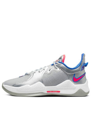 NIKE x Paul George PG 5 Shoes Metallic Silver/Grey